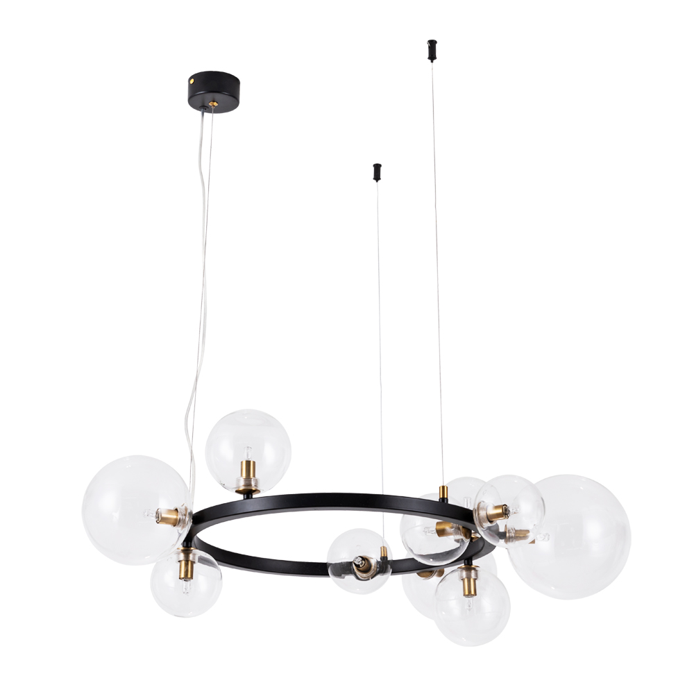 Arte Lamp A7790SP-10BK VINCENT Люстра подвесная (на тросиках) фото