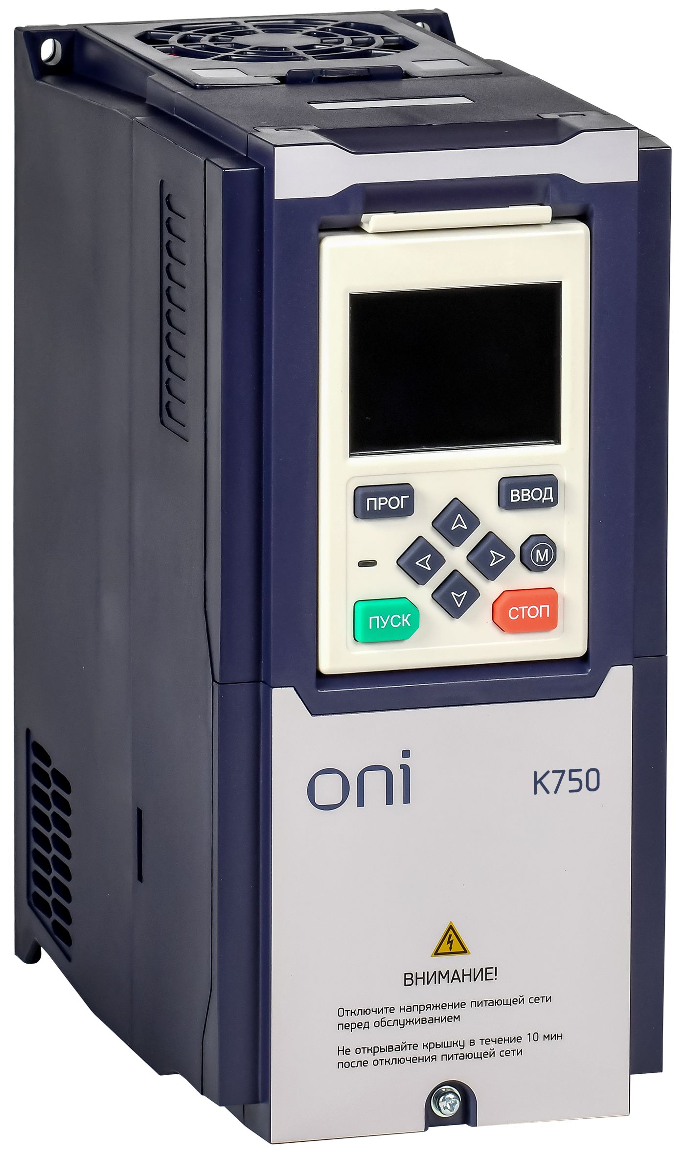 IEK ONI ПЧ K750 380В 3Ф 2,2кВт 5,6А встр. торм. фото