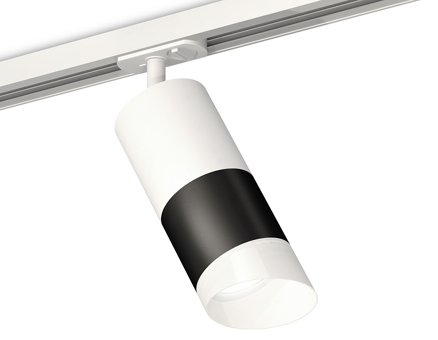 Ambrella Комплект трекового светильника с акрилом XT7402092 SBK/SWH/FR черный песок/белый песок/белый матовый MR16 GU5.3 (A2536, C7421, A2011, C7402, фото