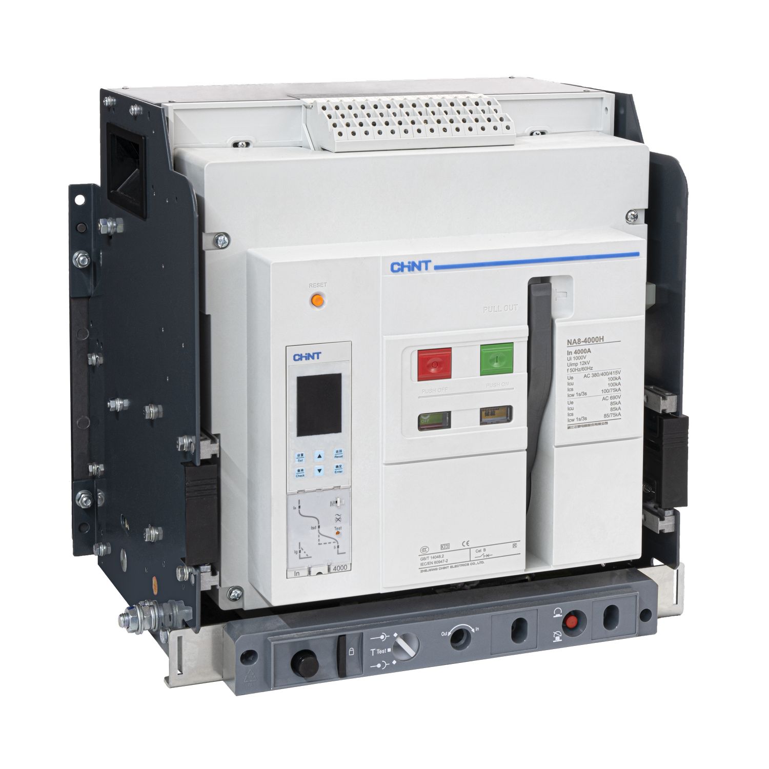 CHINT Воздушный авт. выкл. NA8-4000H-3200H/4P выкат.,3200А, 100кА, тип H, AC230В (R) фото