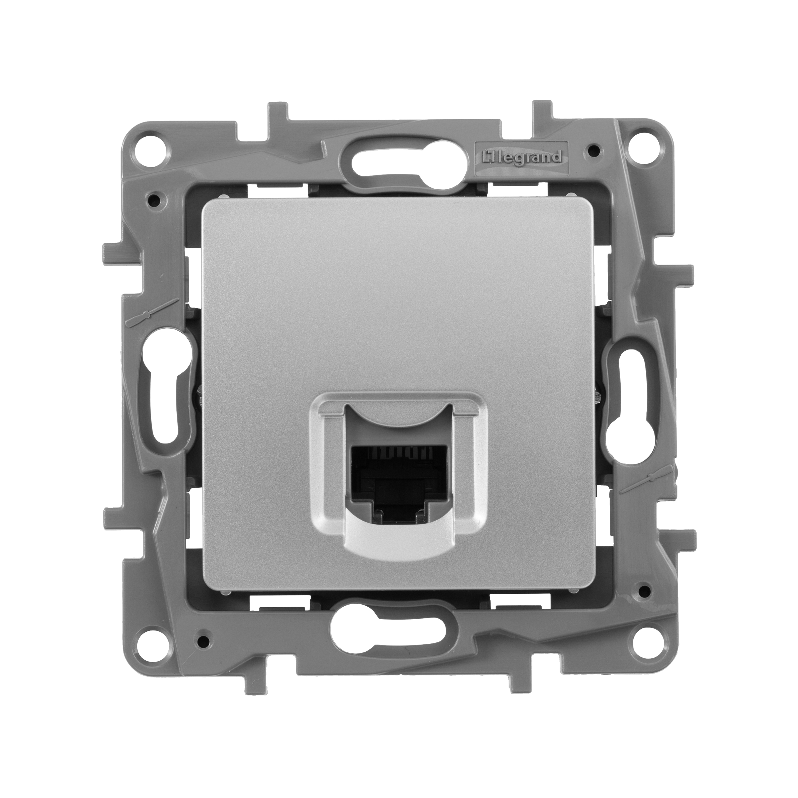 Legrand Etika Алюминий Розетка компьютерная RJ45, категория 5е UTP. фото