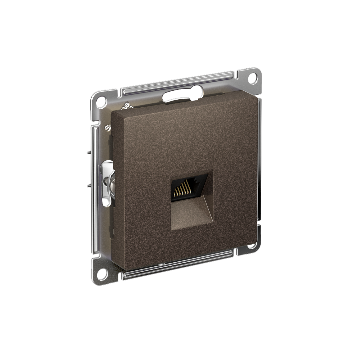 Systeme Electric AtlasDesign Мокко Розетка компьютерная RJ45, кат. 6A, механизм фото