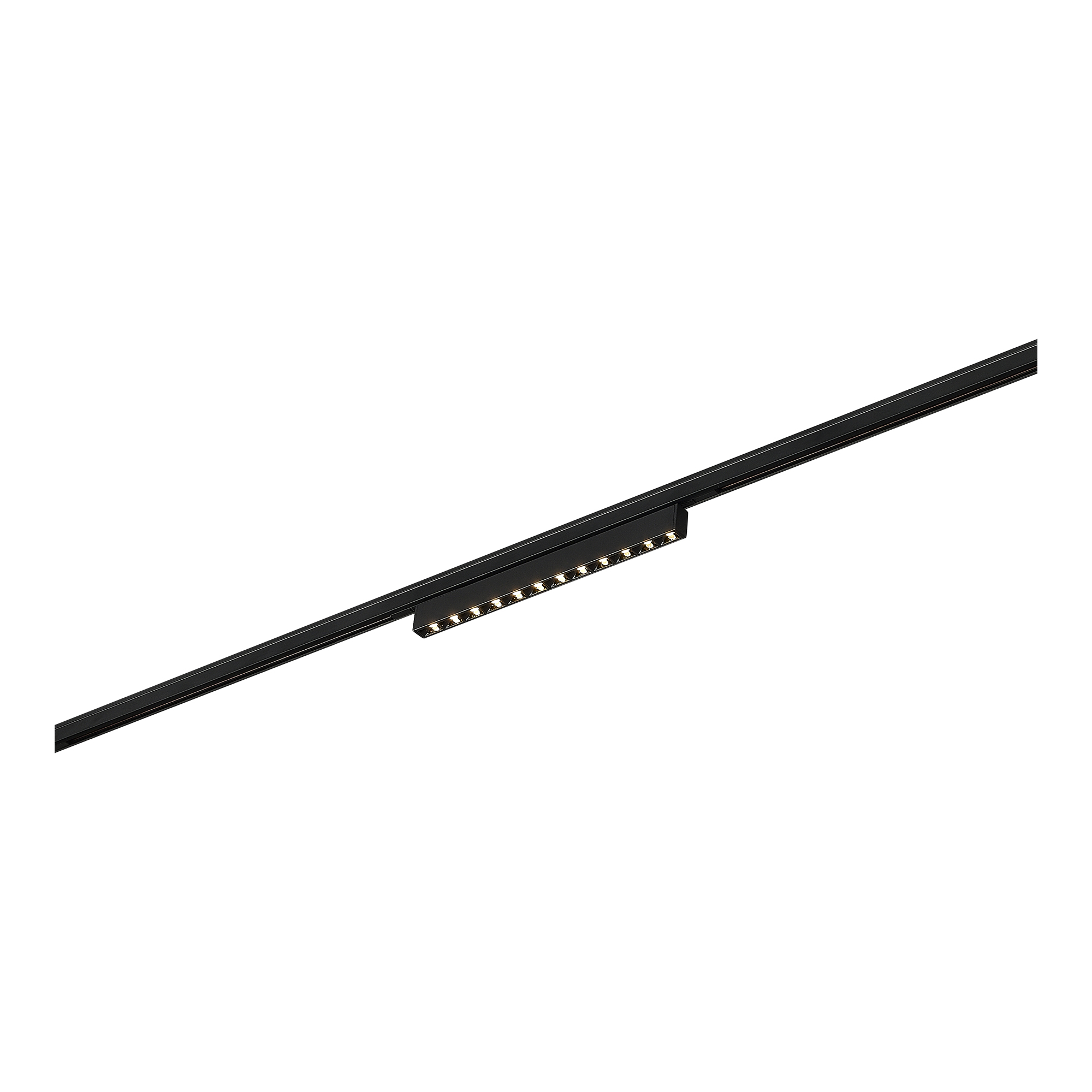 ST LUCE ST666.436.10 Магнитный трековый светильник Черный LED 1*10W 3000K 430Lm Ra>90  IP20 L196xW10xH18 24V фото