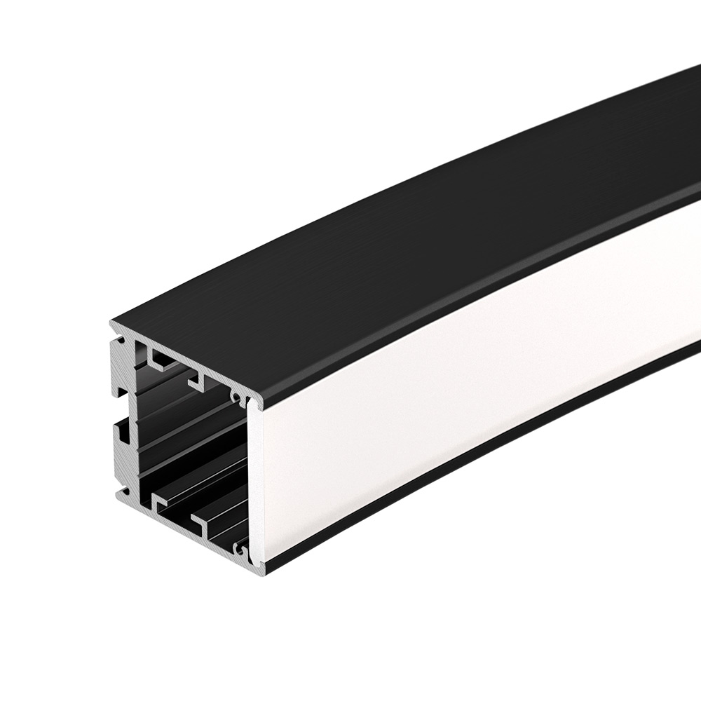 Arlight Профиль SL-ARC-3535-D1500-N90 BLACK (1180мм, дуга 1 из 4) (Алюминий) фото