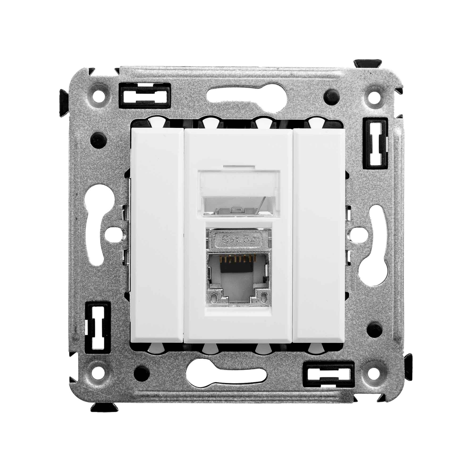 DKC Avanti Компьютерная розетка RJ-45 в стену, кат.5e одинарная экранированная, 