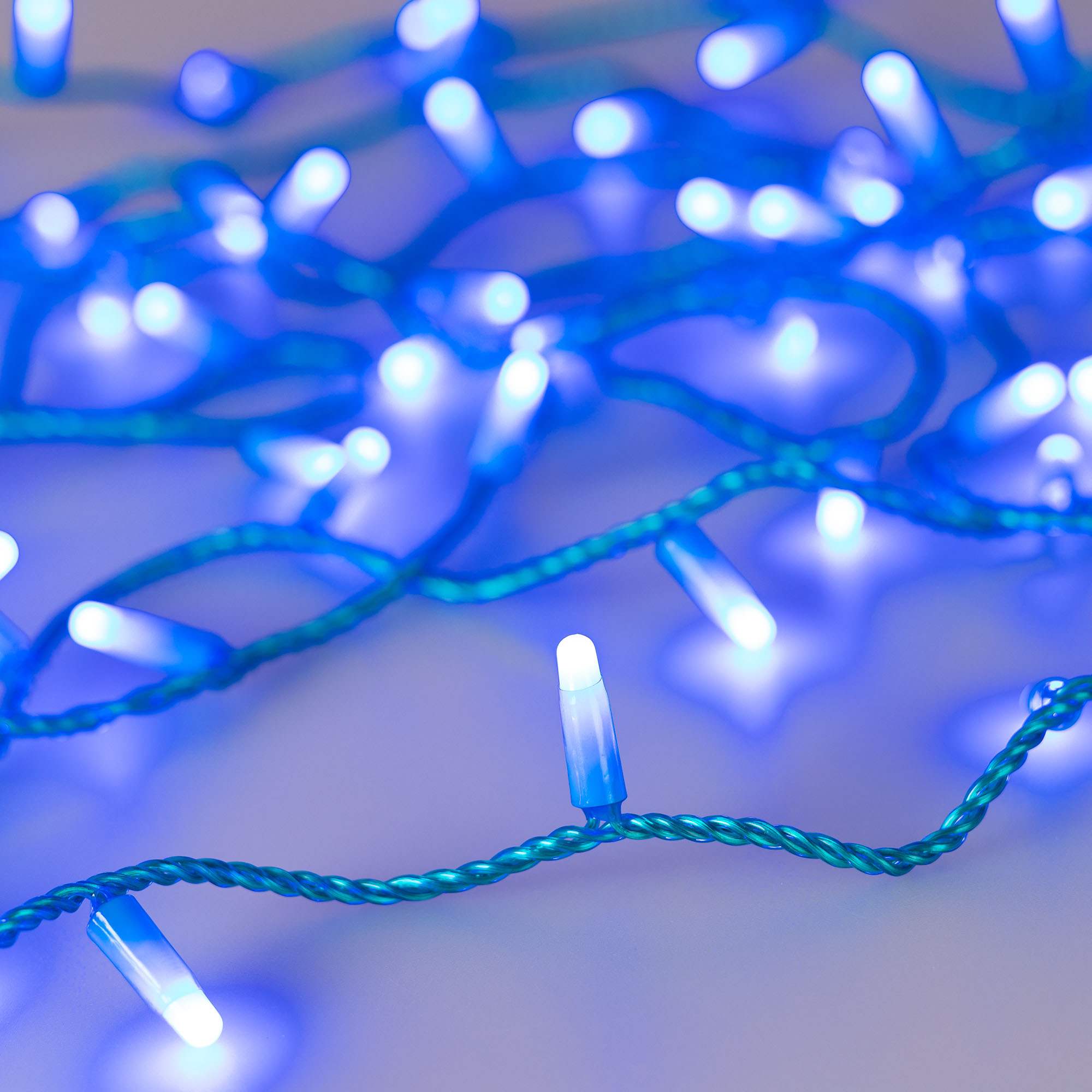 Arlight Светодиодная гирлянда ARD-STRING-CLASSIC-10000-BLUE-100LED-MILK-STD Blue (230V, 7W) (Ardecoled, IP65) фото