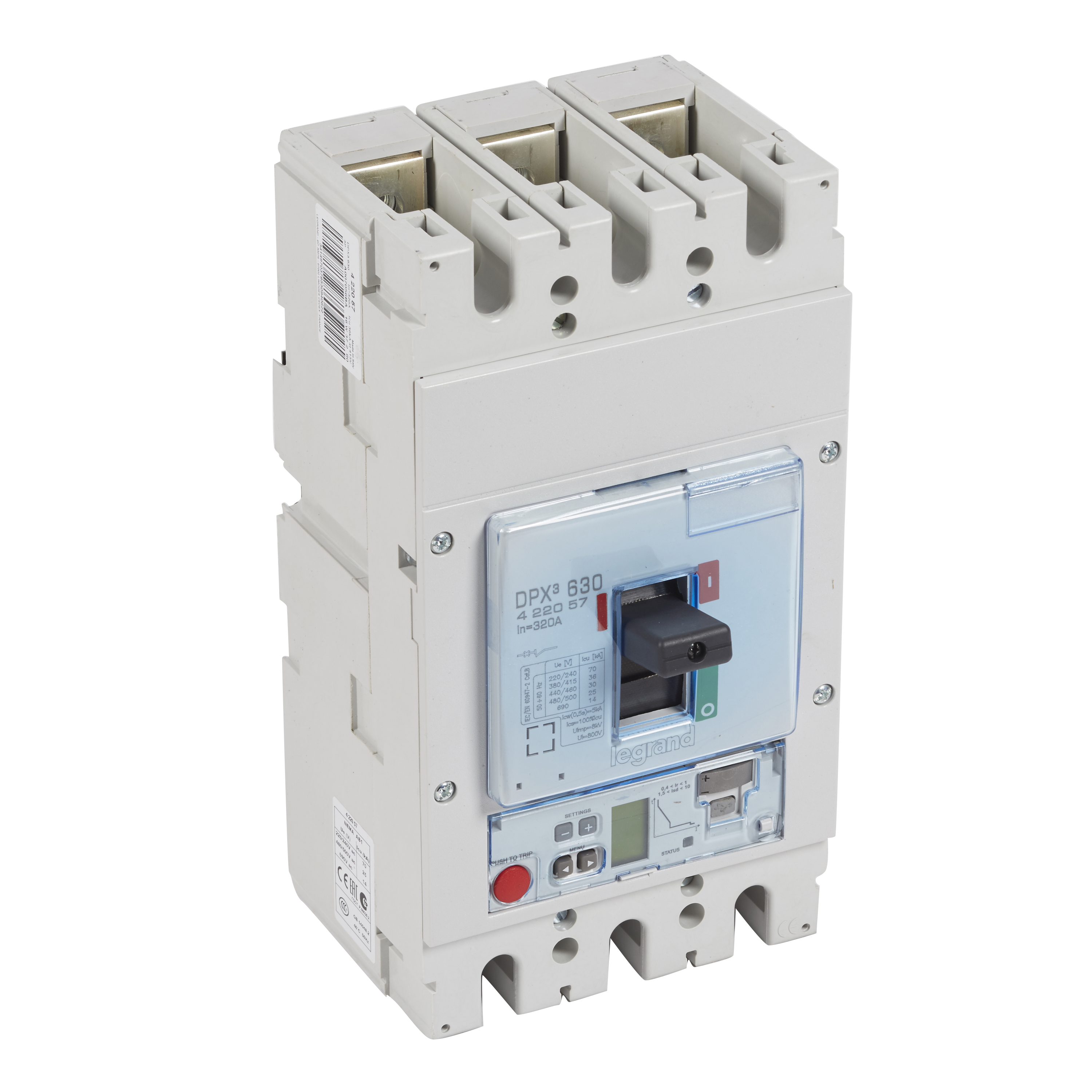 Legrand DPX3 630 Автоматический выключатель 3P 320А 36kA/S2. фото