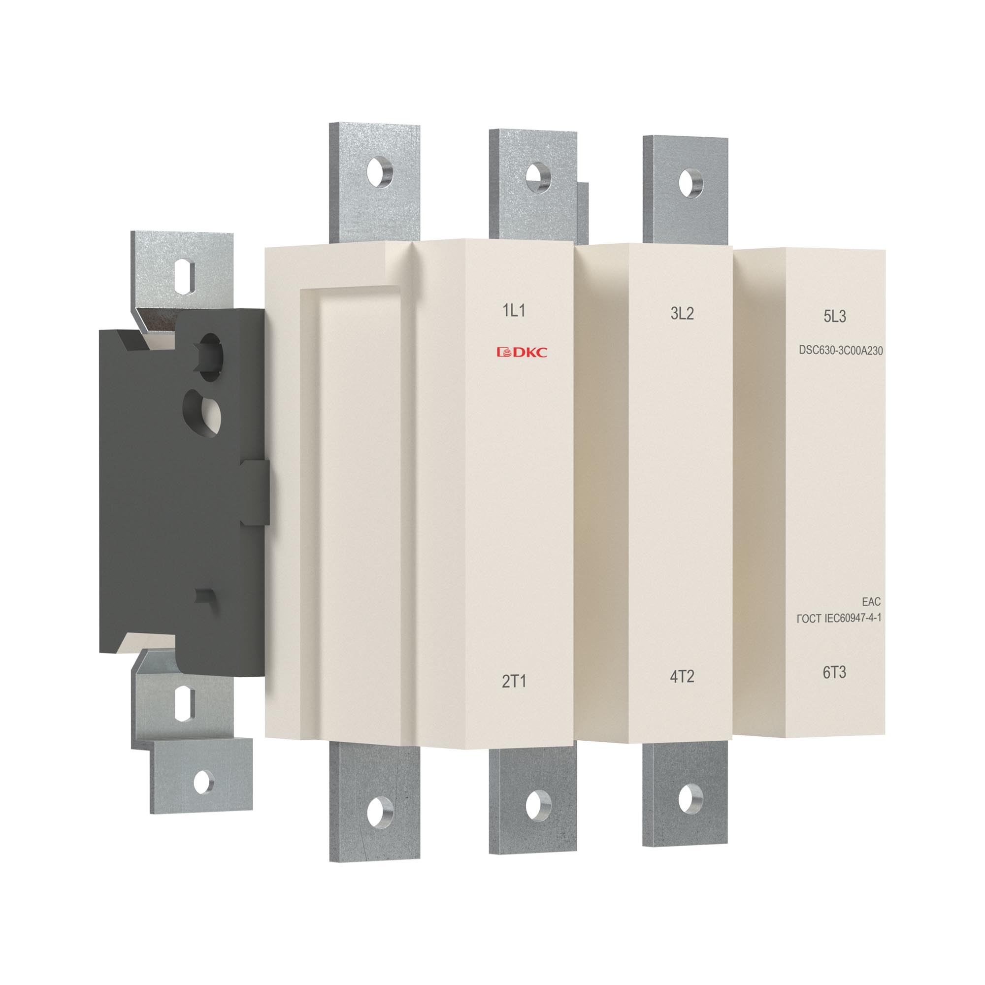 DKC Магнитный контактор DSC630-3C00A230 630А 335кВт (AC3)  кат 220В AC фото