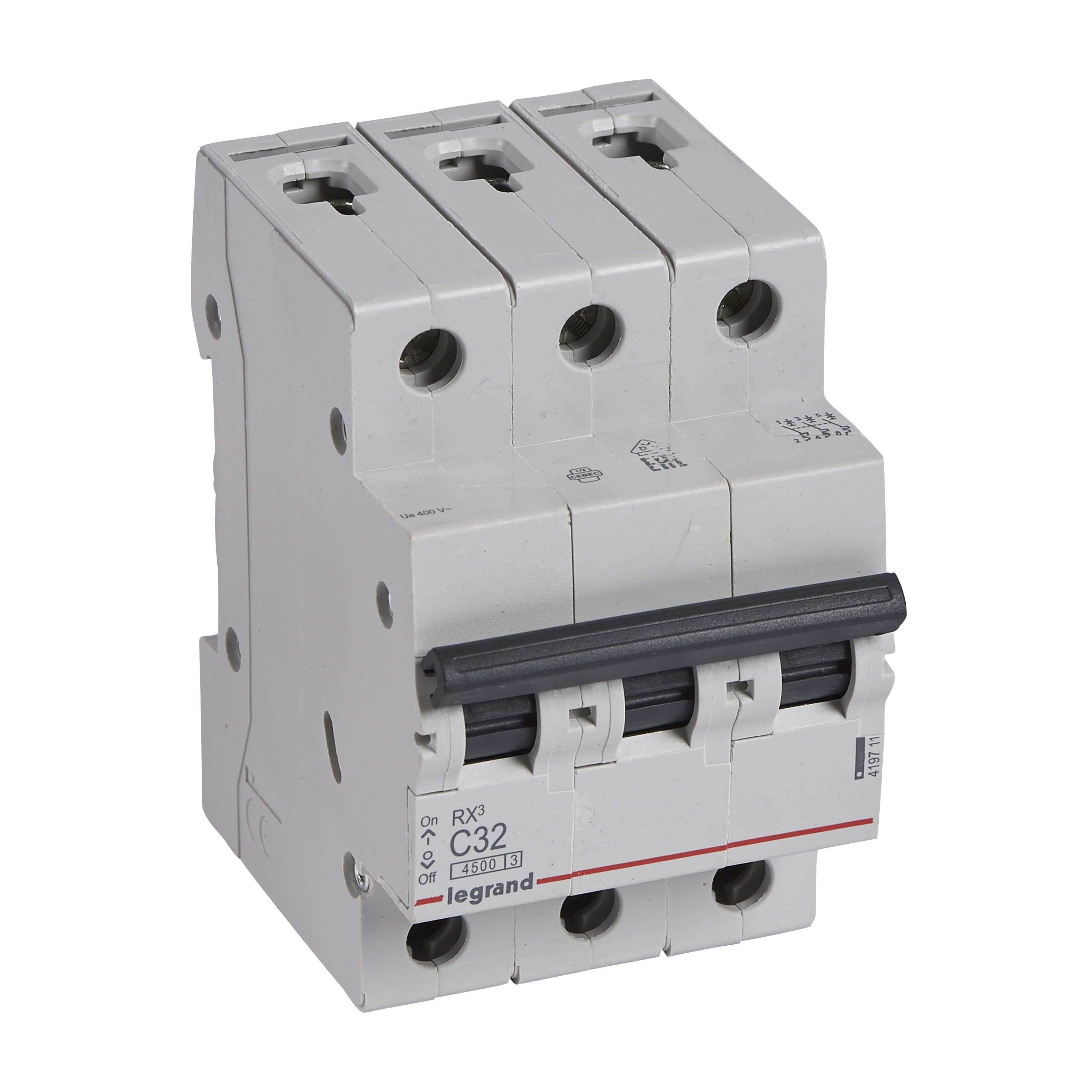 Legrand RX3 Автоматический выключатель 3P 32А (C) 4,5kA. фото