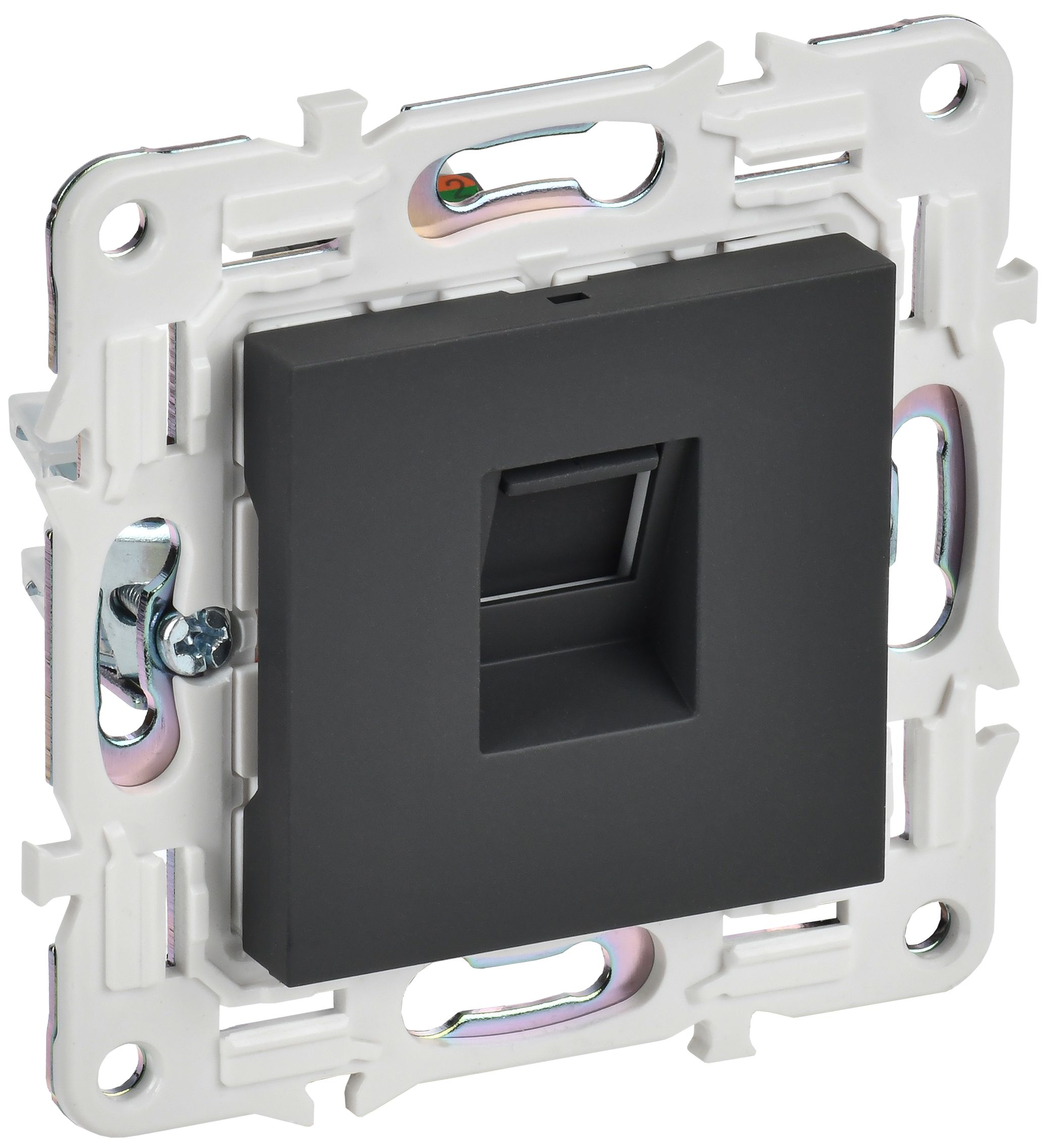 IEK SKANDY Графит Розетка компьютерная RJ45 кат.6 SK-K02G фото