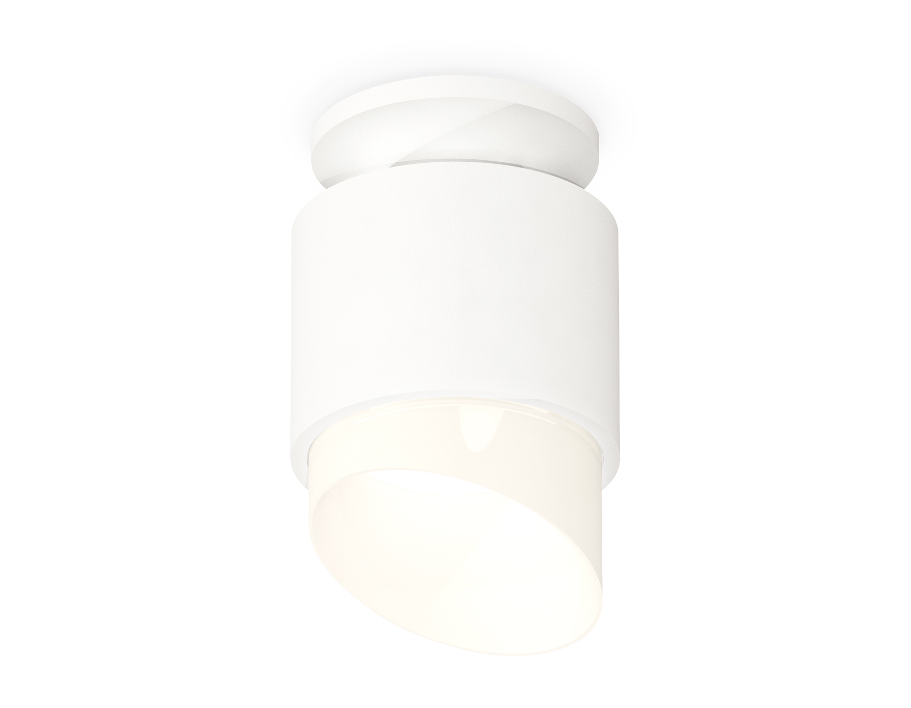 Ambrella Комплект накладного светильника с акрилом XS7510046 SWH/FR белый песок/белый матовый MR16 GU5.3 (N7925, C7510, N7175) фото