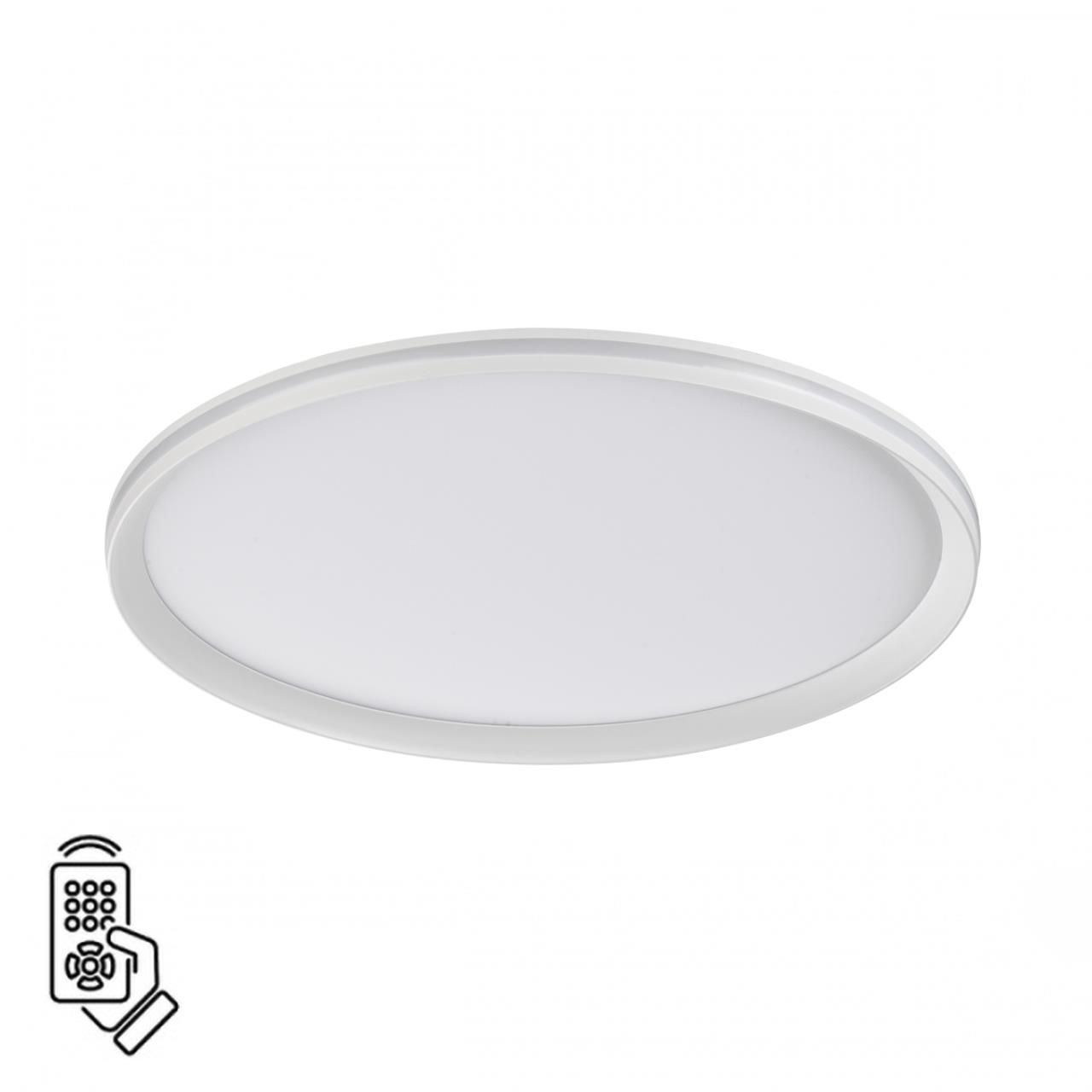 Sonex 7749/80L MITRA LED SN Светильник металл/PMMA/белый LED 80Вт 3000-6000К D495 IP20 пульт ДУ BETA фото