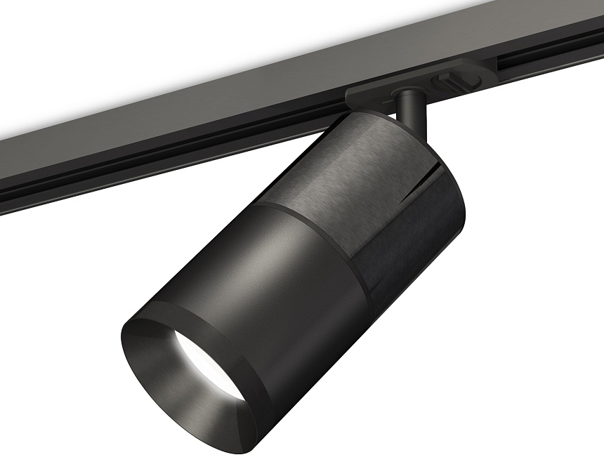 Ambrella Комплект трекового светильника XT7402050 SBK/DCH/PBK черный песок/черный хром/черный полированный MR16 GU5.3 (A2537, C7403, A2071, C7402, N70 фото