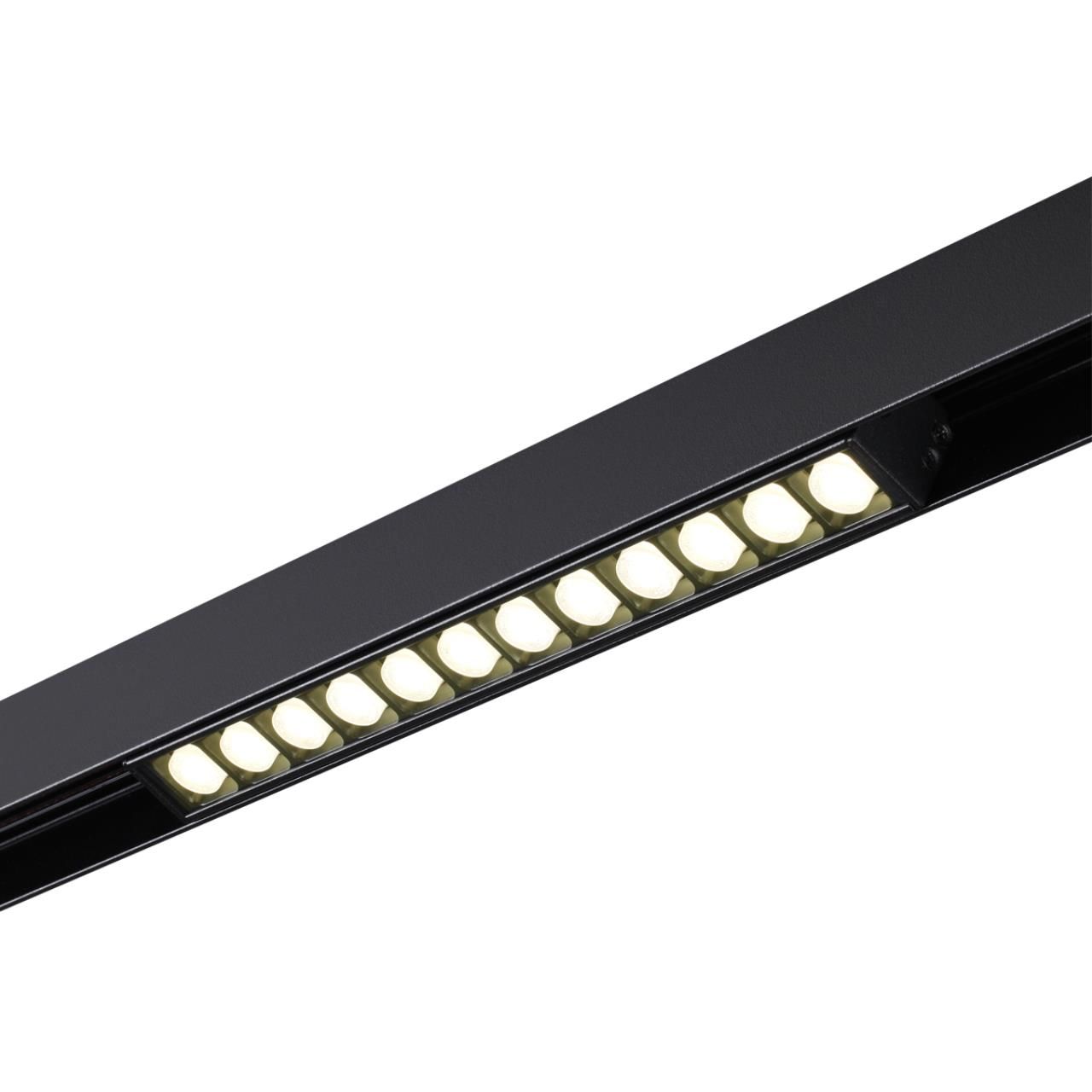 Novotech 359488 SHINO NT24 000 черный Трековый низковольт. св-к диммир. со сменой цв.температуры, пульт ДУ/Tuya Smart Life IP20 LED 12W 48V 3000-6500K фото