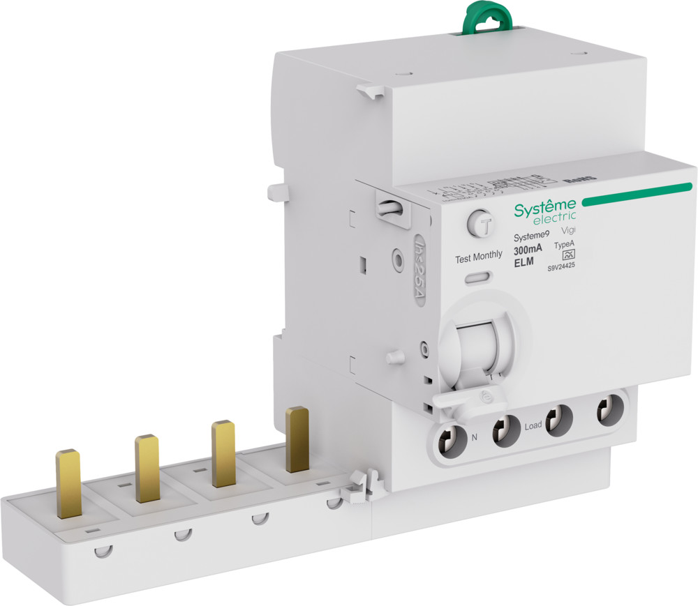 Systeme Electric Systeme9 Блок диф. тока (БДТ) 25A 4P 300мА Тип-A 400В фото