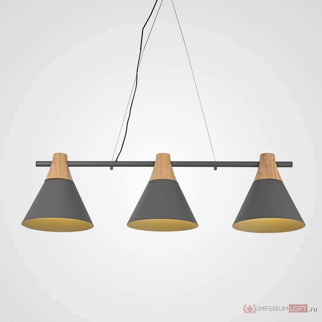 ImperiumLoft Реечный подвесной светильник NEXT Gray фото