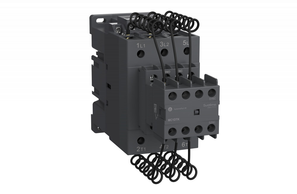 Systeme Electric SystemePact MCP  Контактор MC1D для конденсаторных батарей 40 квар 1НО/2НЗ 220V 50/60ГЦ фото