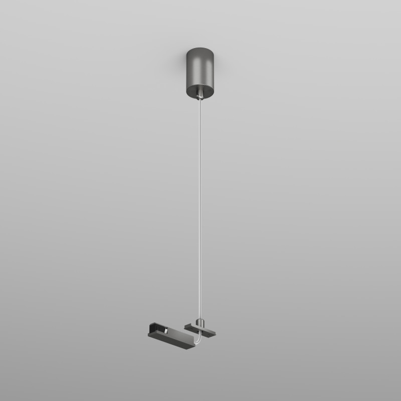 Denkirs TR5717-DN Подвод питания для подвесного монтажа, для трека Shine, серия Base, 48V DC, IP20, 2м, темный никель, алюминий фото
