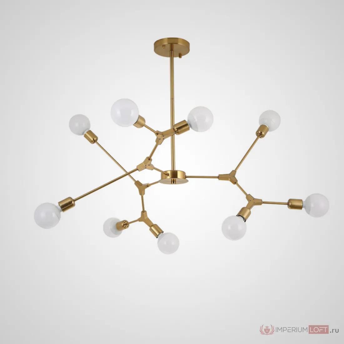 ImperiumLoft Люстра на штанге LATE D103 Gold фото