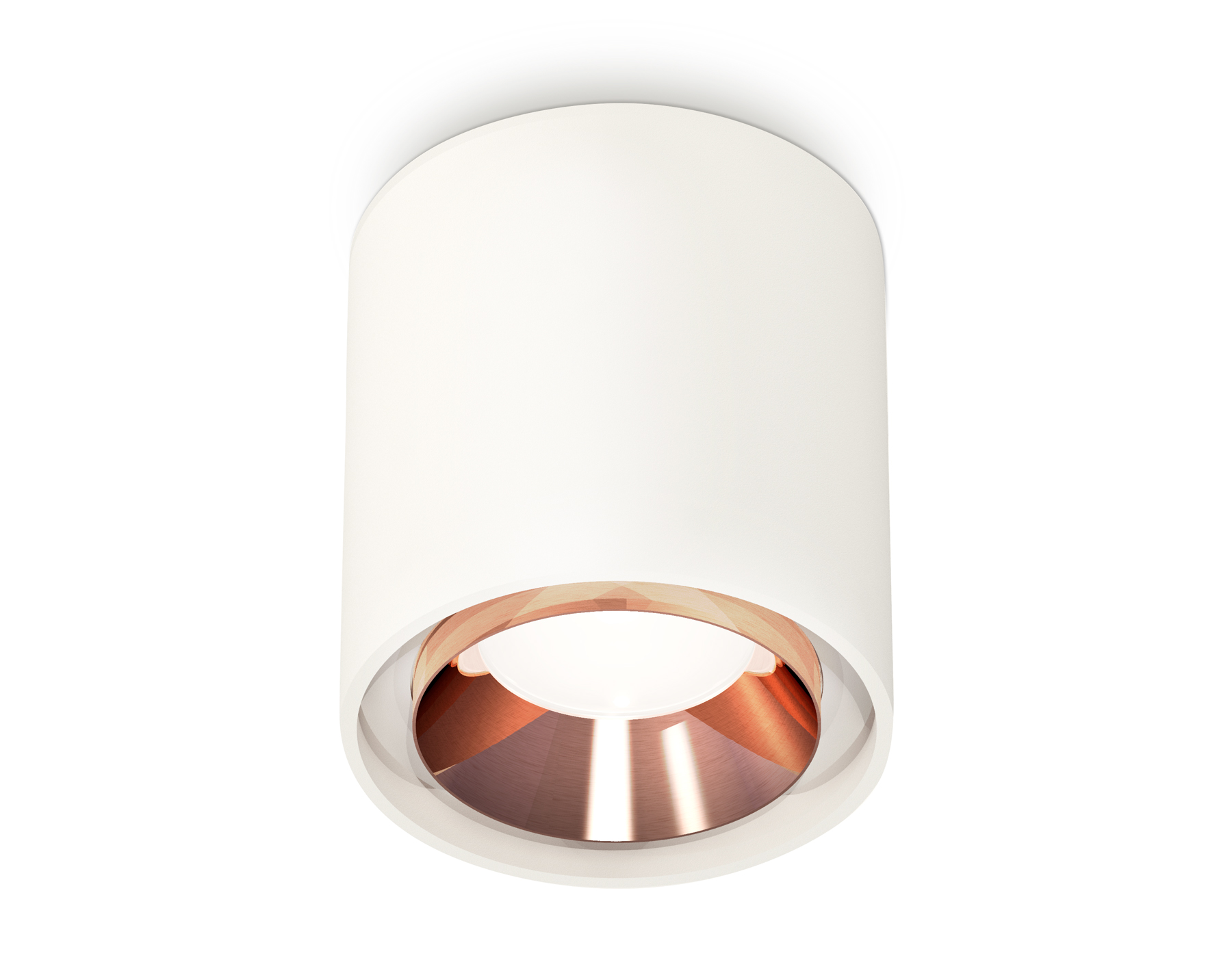 Ambrella Комплект накладного светильника XS7722005 SWH/PPG белый песок/золото розовое полированное MR16 GU5.3 (C7722, N7035) фото