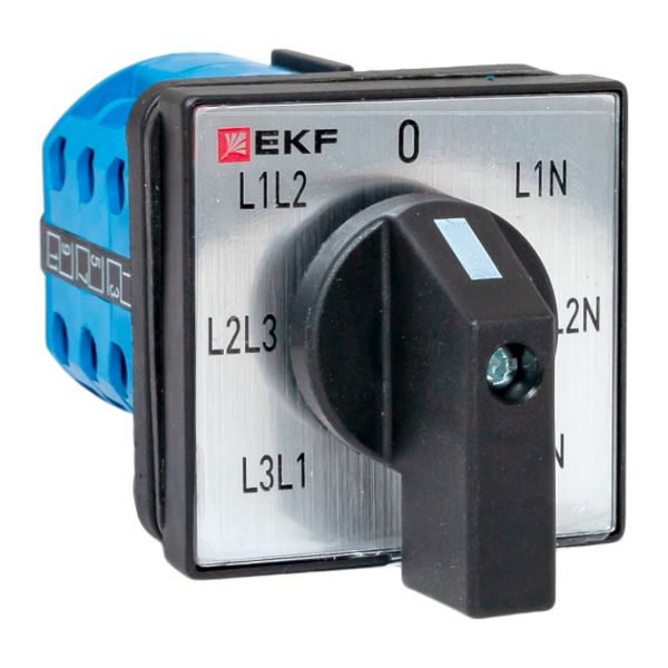 EKF Переключатель кулачковый ПК-1-64 10А для вольтметра IP65 фото