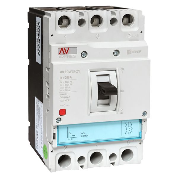 EKF Выключатель автоматический в литом корпусе AV-POWER-2/3 200А 80кА TR фото
