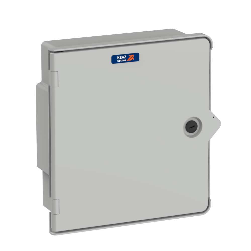 КЭАЗ Комплект щитовой OptiBox G-87:102-SF111-IU-1-IP54/PMPN-26x26x4/OP. фото