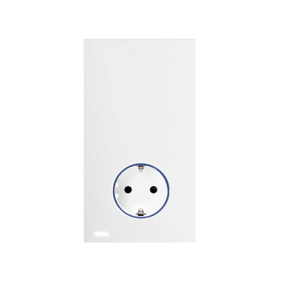 Simon 100 Белый матовый Hub Pro iO с розеткой Schuko 2Р+Е 16А 250В~ фото