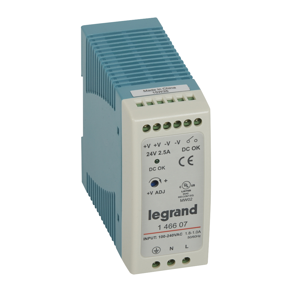 Legrand 1-фазный Импульсный источник питания 24В 60Вт 2,5A. фото