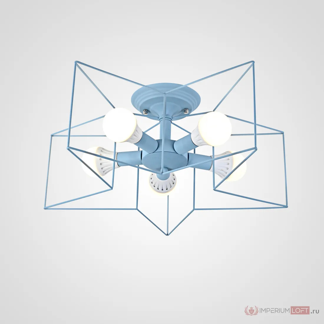ImperiumLoft Потолочная люстра ASTERI Blue фото