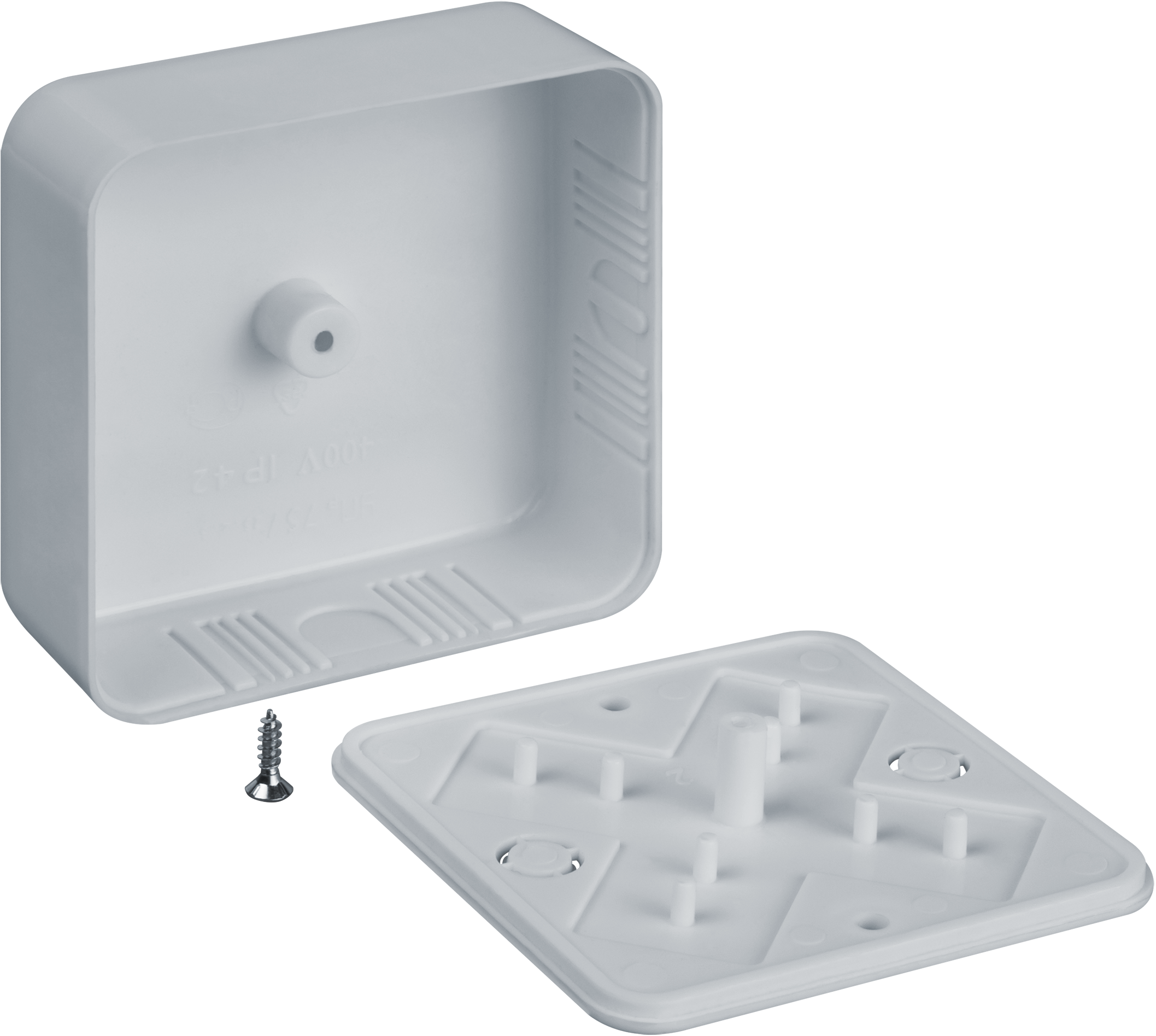 Коробка Navigator NSS-DB-75-75-25-4-WH распаячная открытого монтажа (52/1/1)