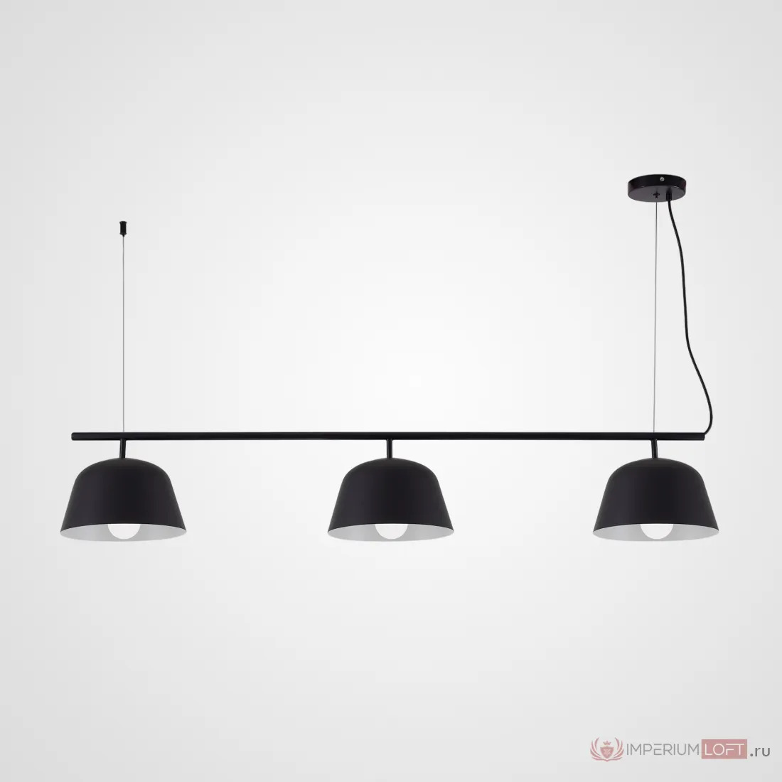 ImperiumLoft Подвесной светильник Ambit Black Long фото