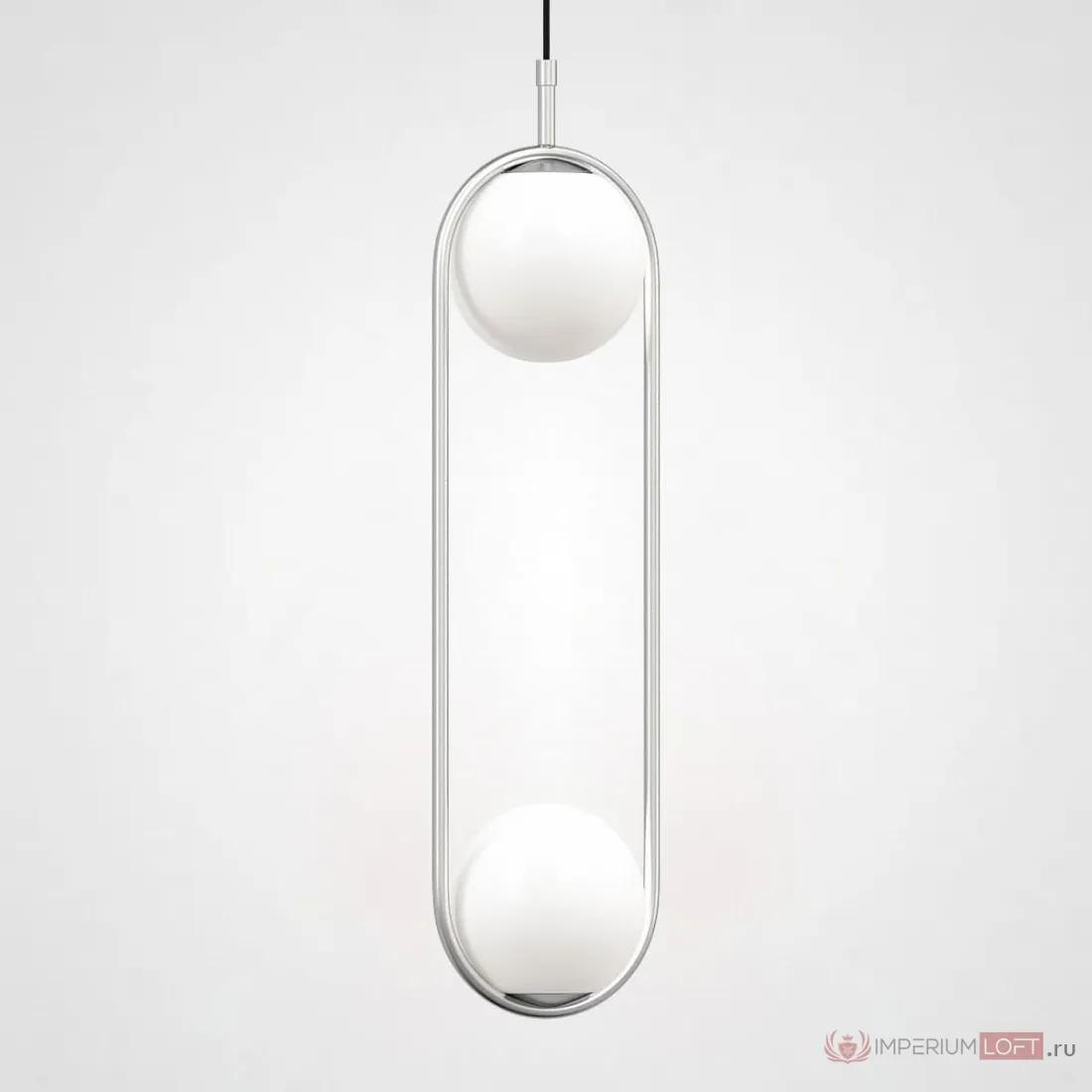 ImperiumLoft Подвесной светильник HOOP DUO Хром фото