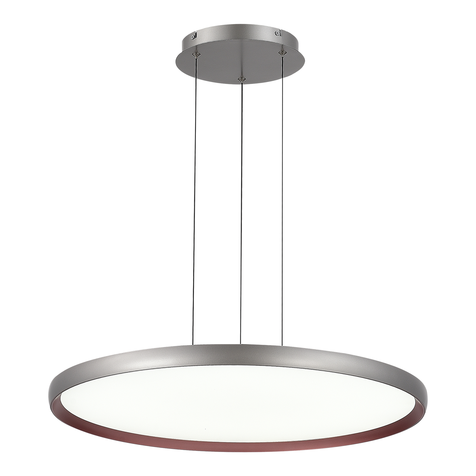 ST LUCE SL6015.413.01 Светильник подвесной Темно-Серый/Белый LED 1*45W 3000K-6000K фото