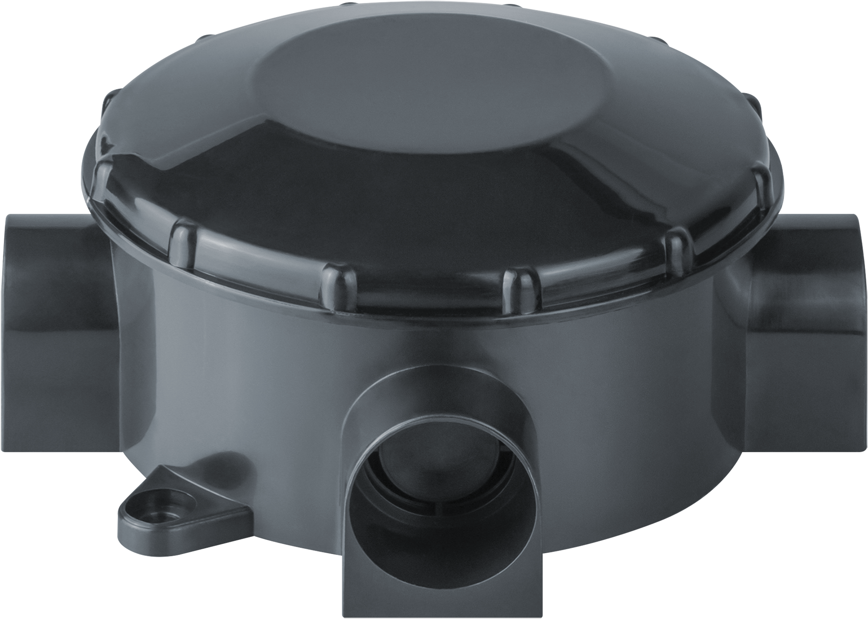 Коробка Navigator NSS-DB-70-35-BL распаячная откр.монт.трехрожковая чер. (150/1/1)