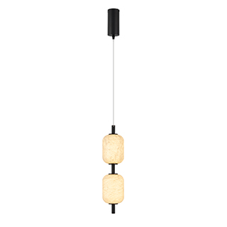 Arlight Светильник SP-SILKA-HANG-R300-7W Warm2700 (WH, 330 deg, 230V) IP20, Натуральный шелк, 3 года) фото