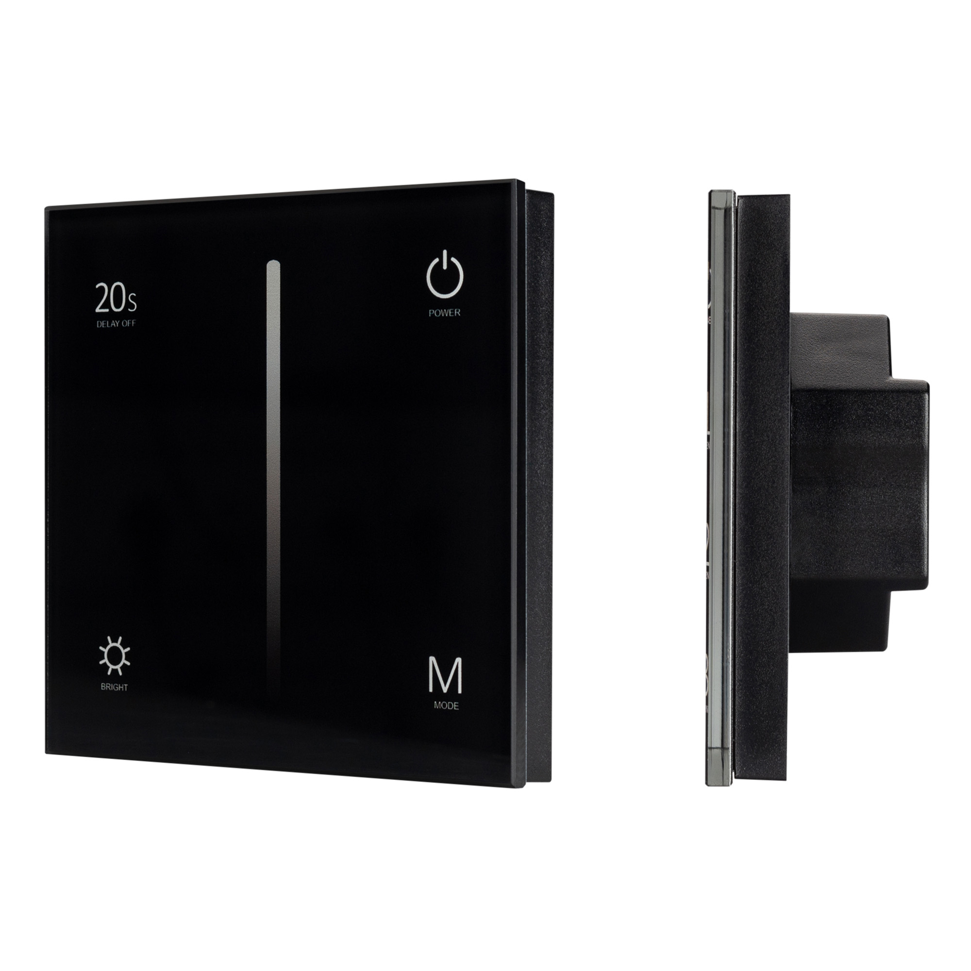 Arlight Панель SMART-P35-DIM-IN Black (230V, 0-10V, Sens, 2.4G) (IP20 Пластик, 5 лет) фото