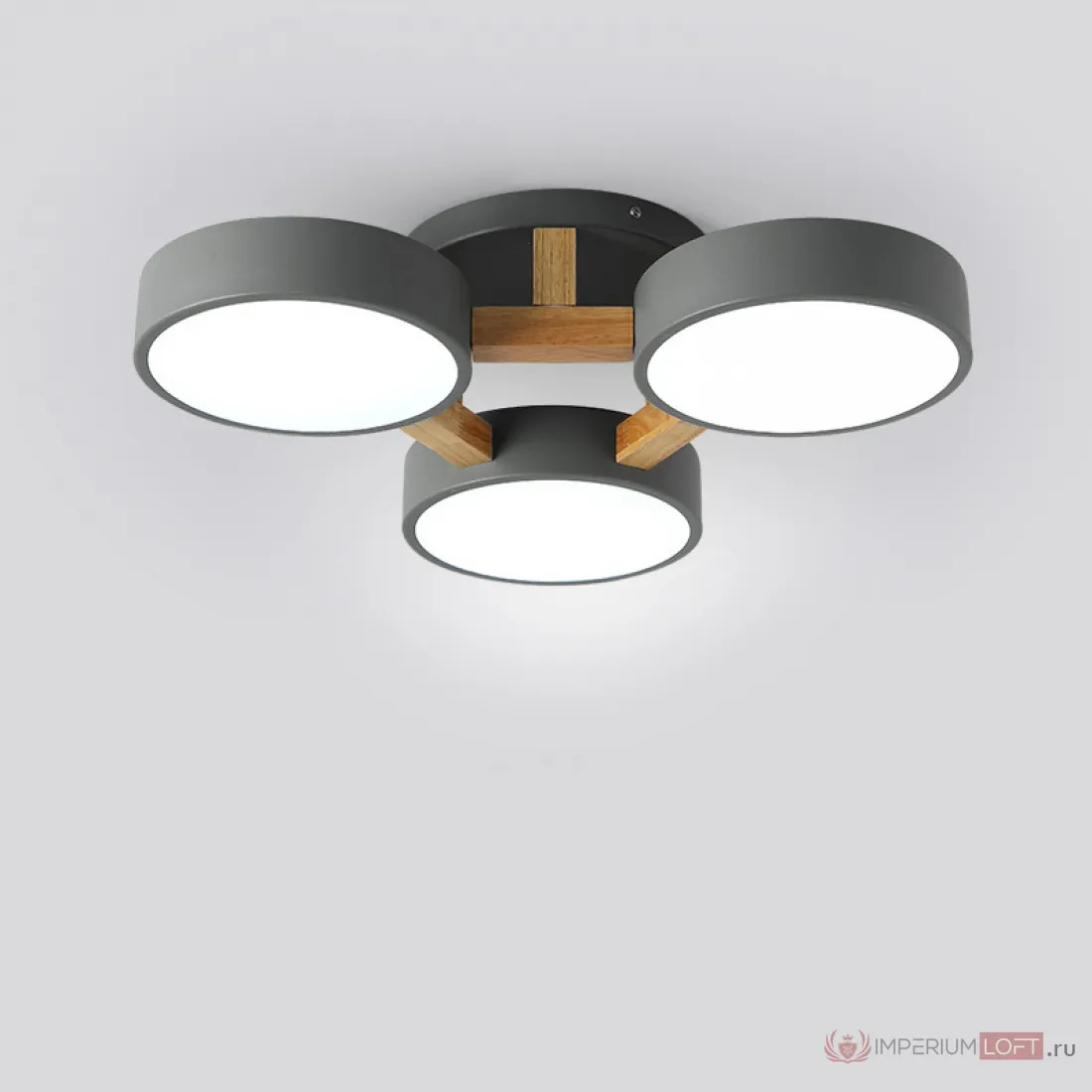 ImperiumLoft Потолочная люстра JOIST 3 Gray фото