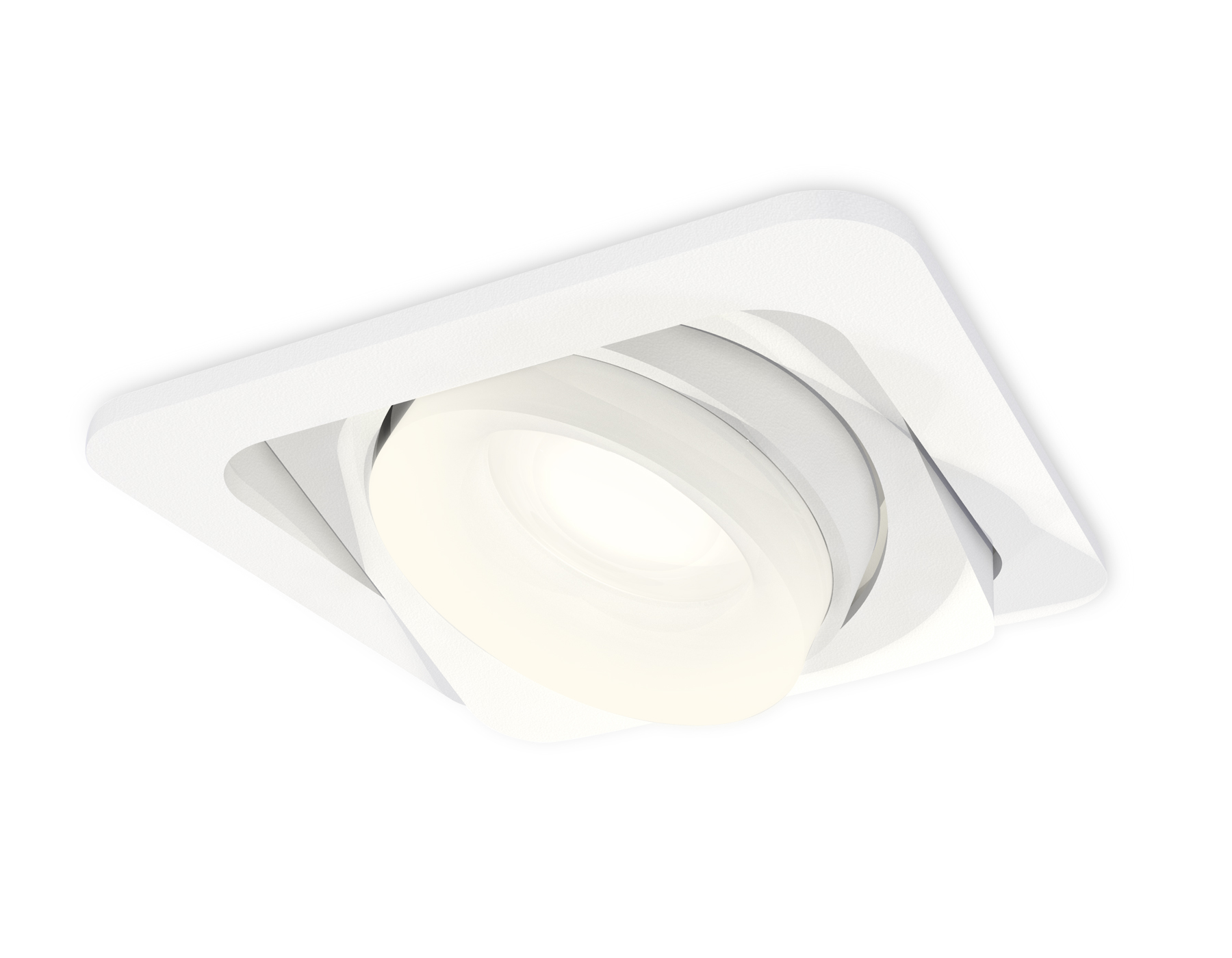 Ambrella Комплект встраиваемого поворотного светильника XC7658084 SWH/FR белый песок/белый матовый MR16 GU5.3 (C7658, N7165) фото