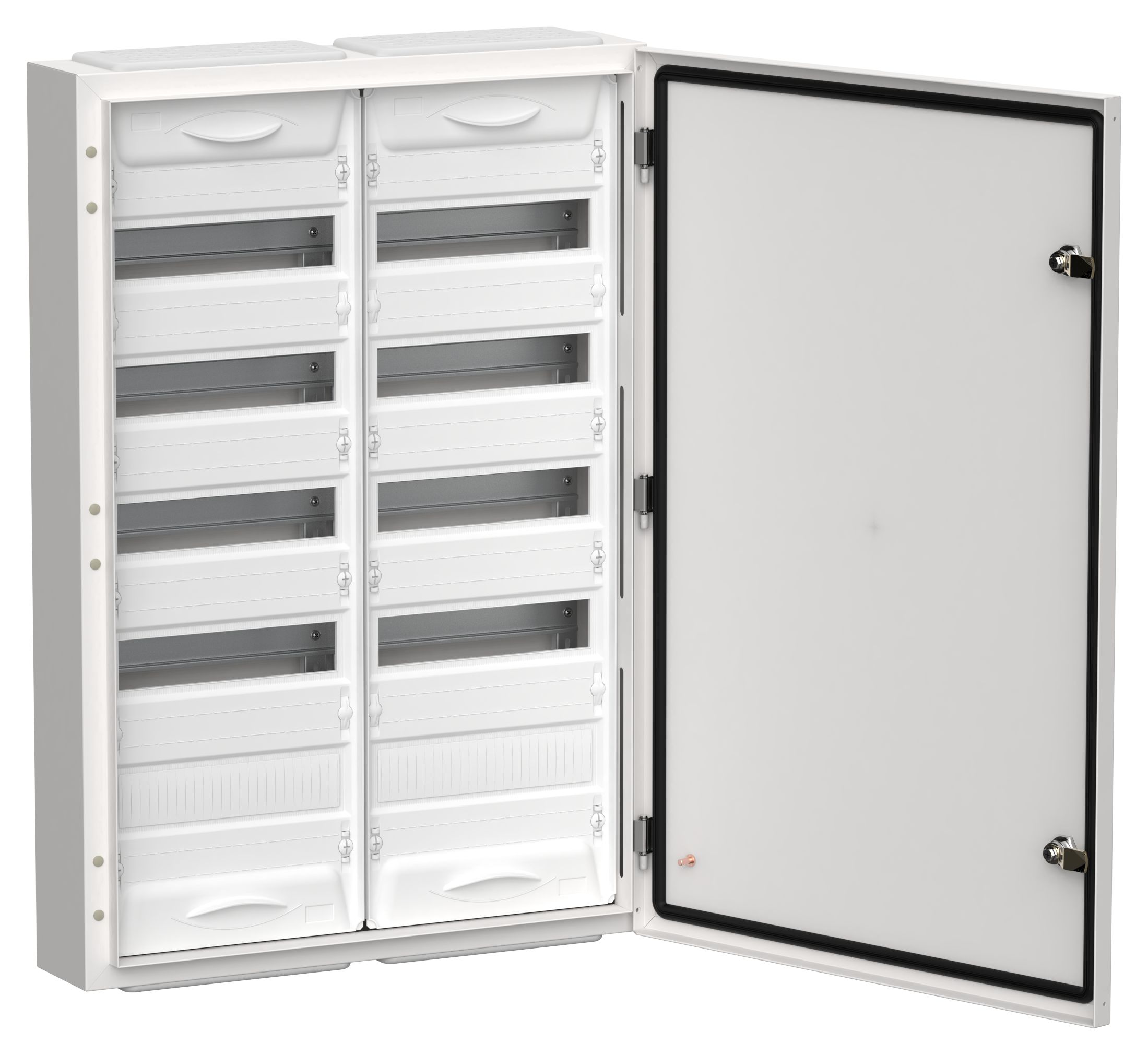 IEK TITAN 5 Корпус мет. ЩРн-120 (2х60) 835х570х140 IP54 бел фото