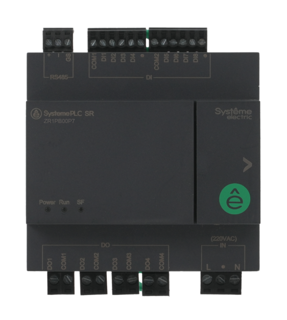Systeme Electric Интеллектуальное реле SR1; 220 VAC; 12 IO: 8 DI, 4 DO (реле); 1xRS485 фото