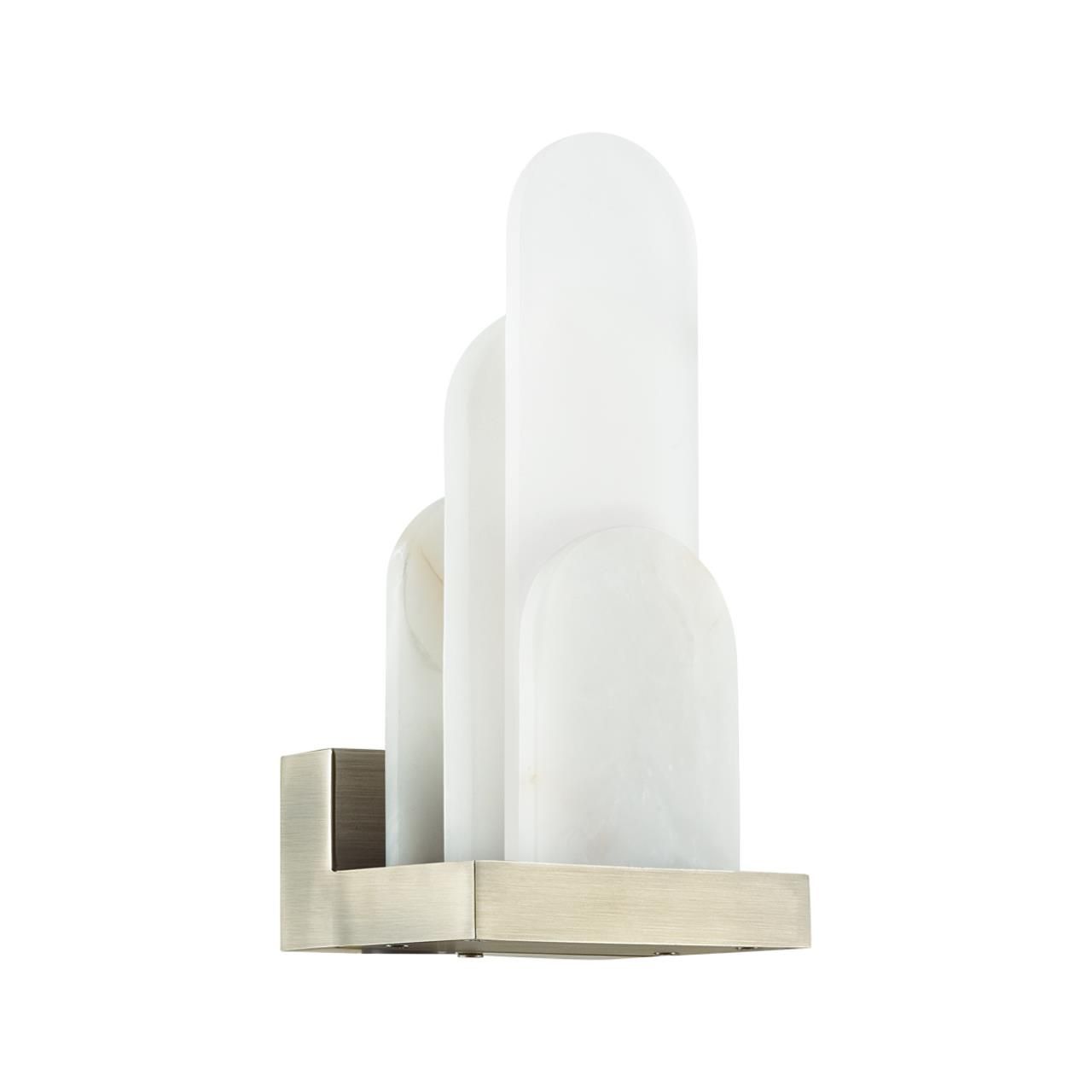 Odeon Light 5437/12WL HIGHTECH ODL_EX25 бронзовый "брашинг"/металл/смола под алебастр/акрил Настенный светильник LED 12W 3000K 1489Лм FOROS фото