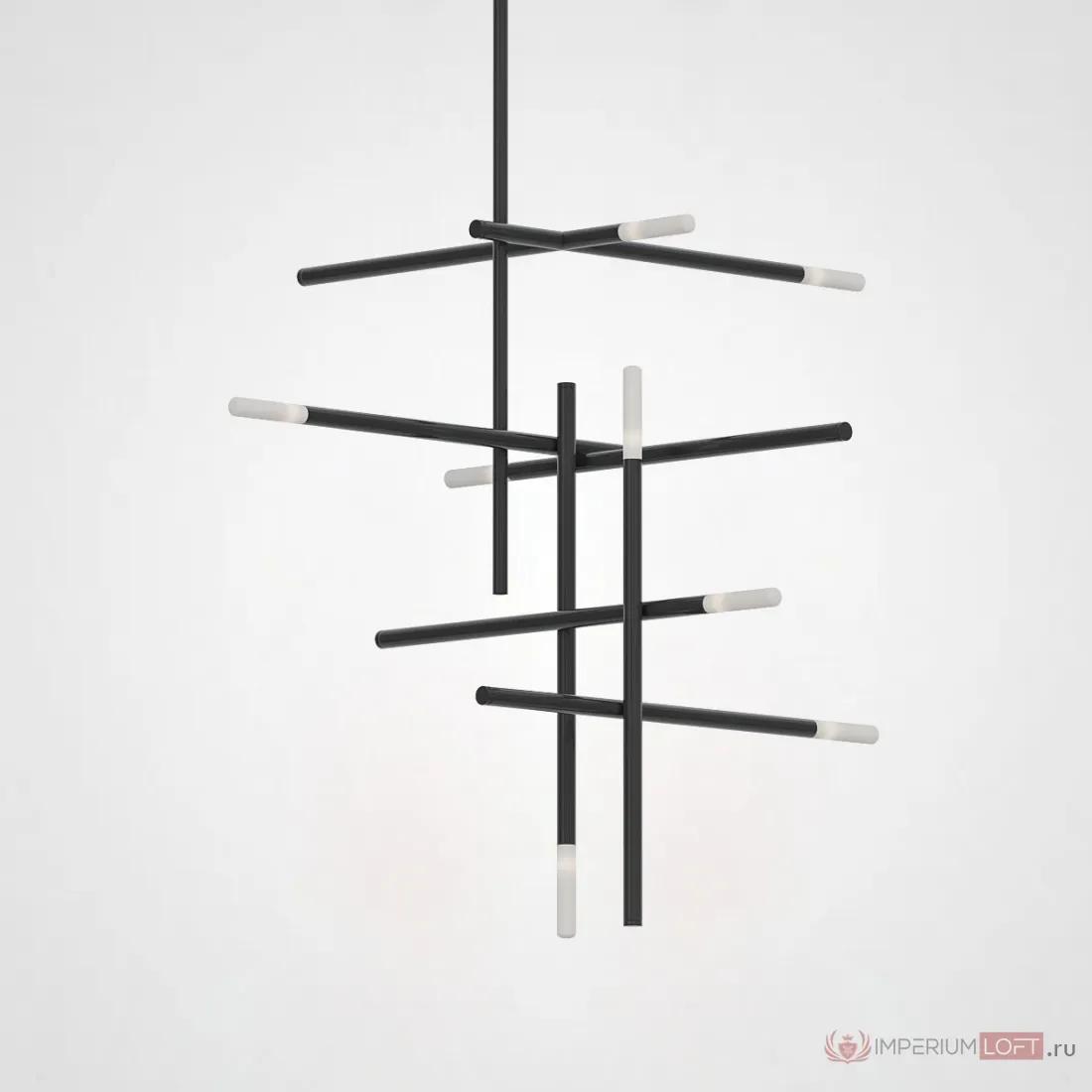 ImperiumLoft Подвесная люстра TRAVERSE H105 Black фото