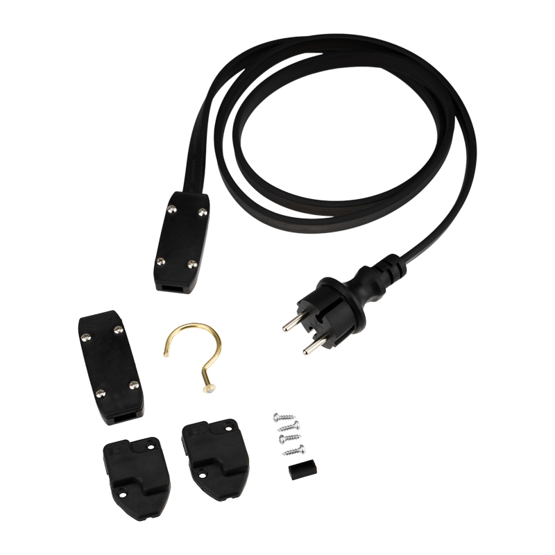 NEON-NIGHT Набор для подключения двухжильного Belt-light (шнур питания 1,5м с вилкой, коннектор) фото