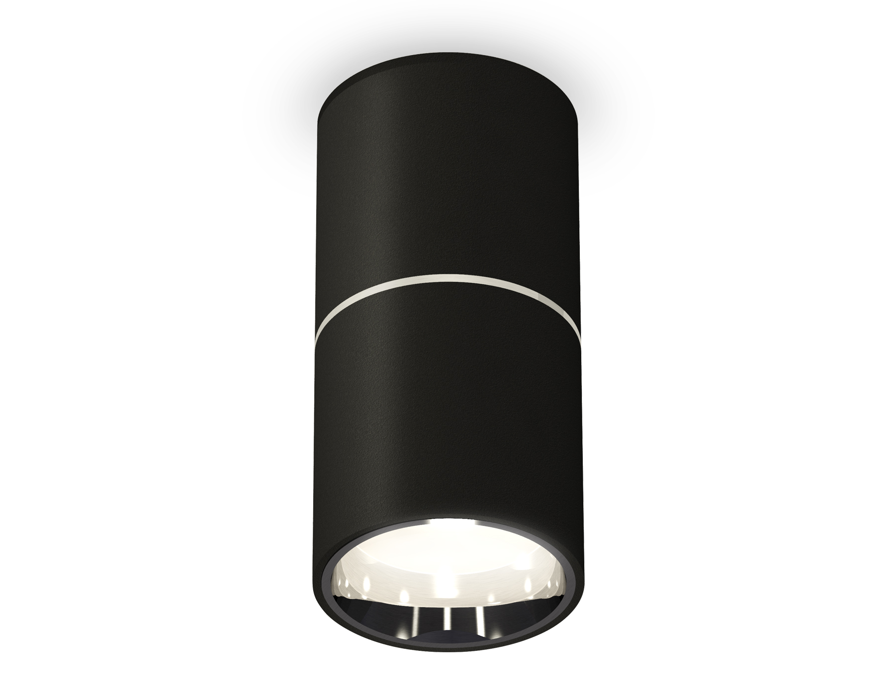 Ambrella Комплект накладного светильника XS6302081 SBK/PSL черный песок/серебро полированное MR16 GU5.3 (C6302, A2060, N6112) фото