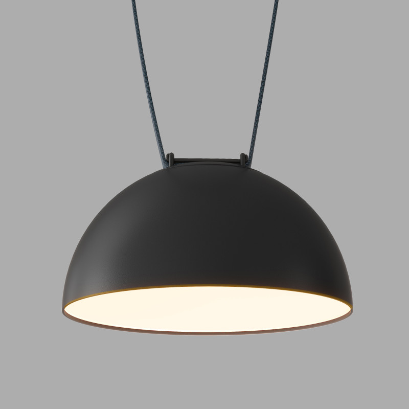 Denkirs DK5561-BK Трековый светильник Belty Flow со светодиодом d220mm H117mm 48V 24W 120° 3000K IP20 черный алюминий фото