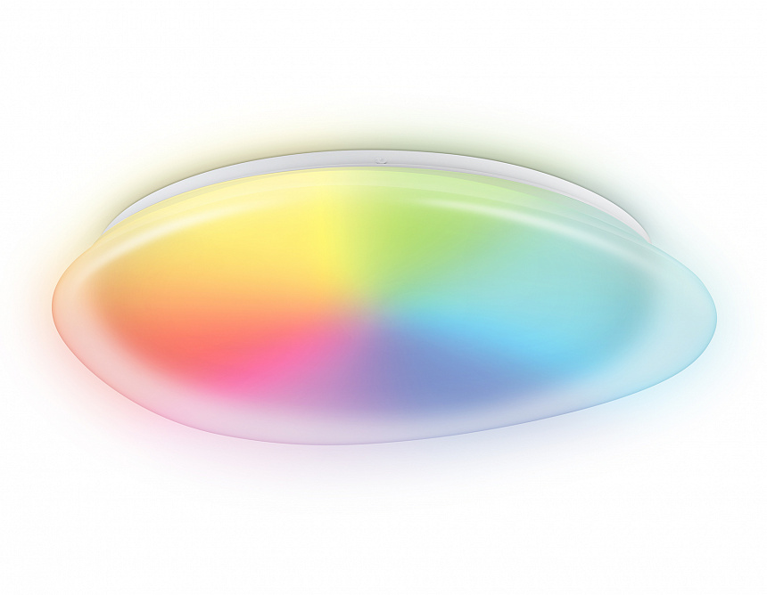 Ambrella Светильник светодиодный RGB с пультом  FZ1615 FR матовый IP20 60W 3000-6500K+RGB 510*100 (ПДУ ИК) фото