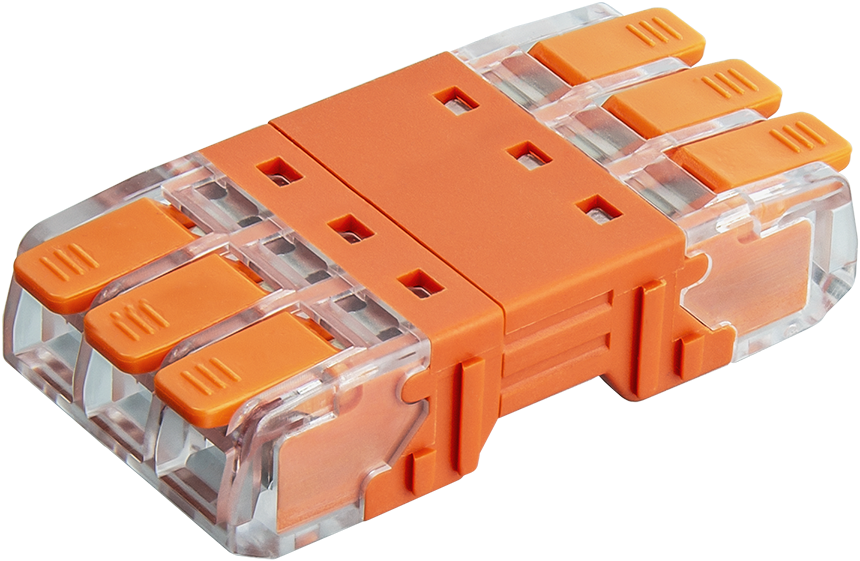 Клеммы монтажные Navigator NTC-R3-3-3-r (5 шт/упак) (400/25/1)