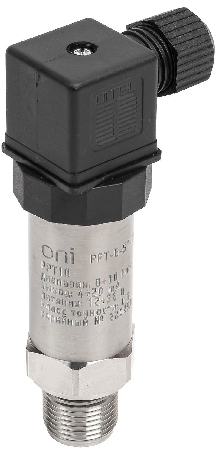 IEK ONI Преобр. давл. PPT10 0,5% 0-10Бар 4-20мА M20 DIN43650. фото