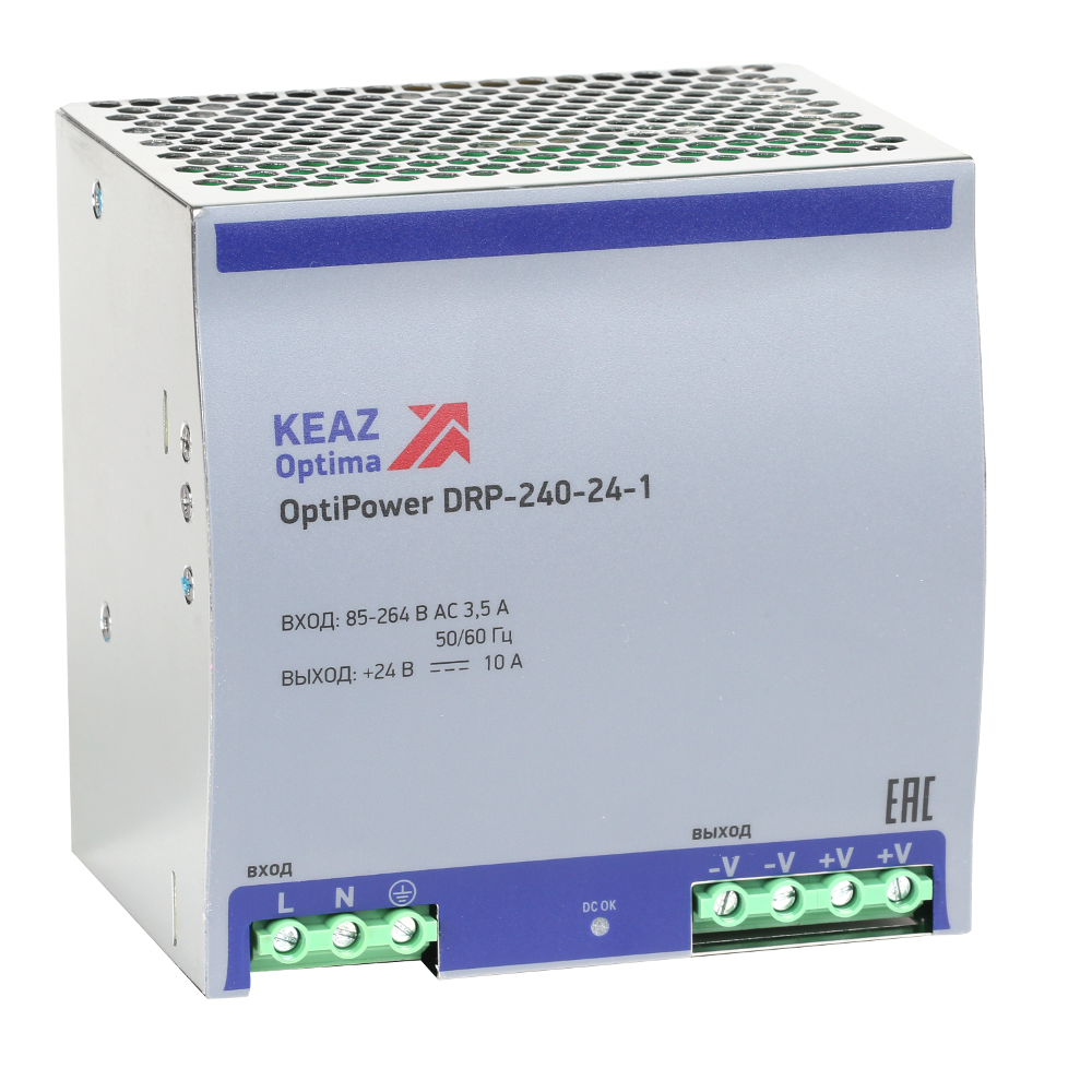 КЭАЗ Блок питания OptiPower DRP-240-24-1. фото